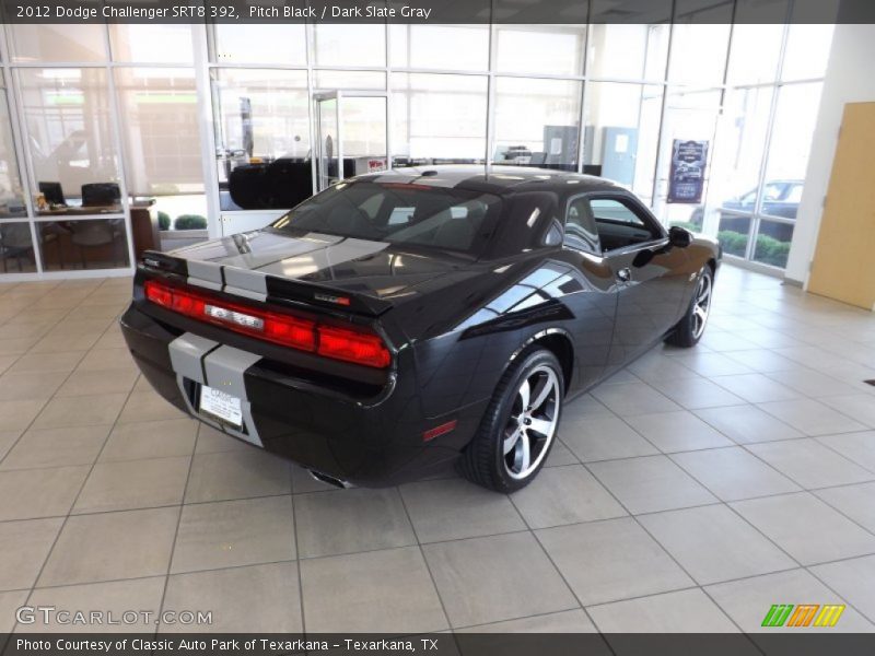 Pitch Black / Dark Slate Gray 2012 Dodge Challenger SRT8 392