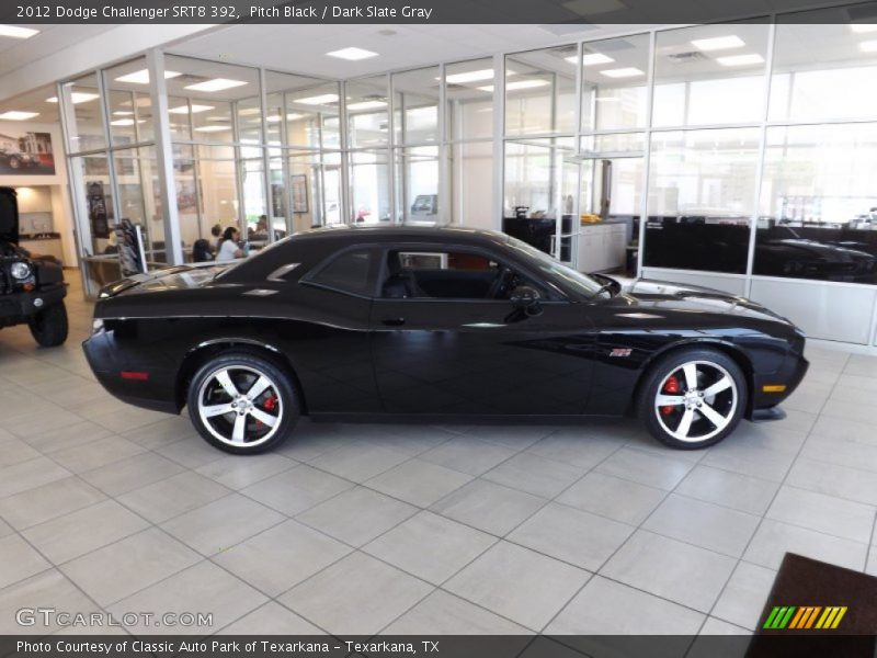 Pitch Black / Dark Slate Gray 2012 Dodge Challenger SRT8 392