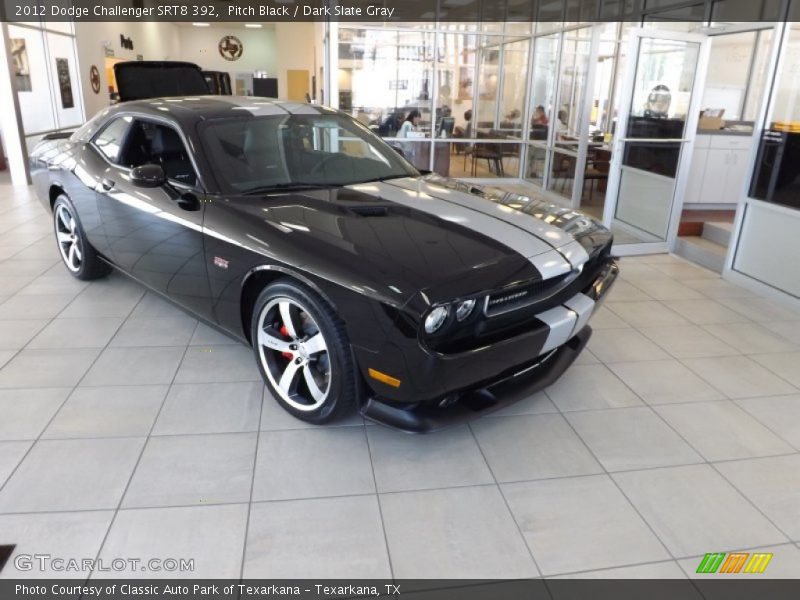 Pitch Black / Dark Slate Gray 2012 Dodge Challenger SRT8 392