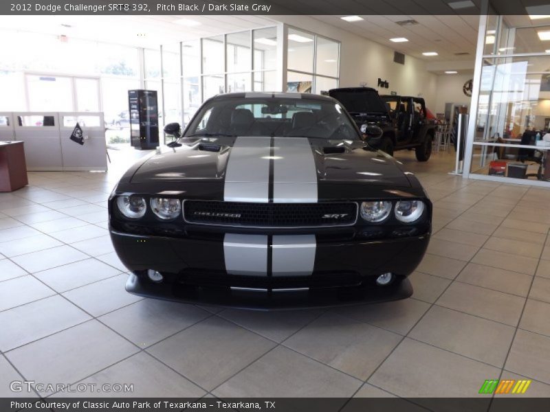 Pitch Black / Dark Slate Gray 2012 Dodge Challenger SRT8 392