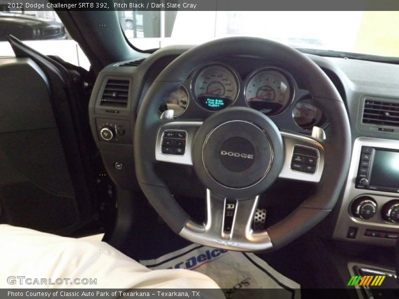 Pitch Black / Dark Slate Gray 2012 Dodge Challenger SRT8 392