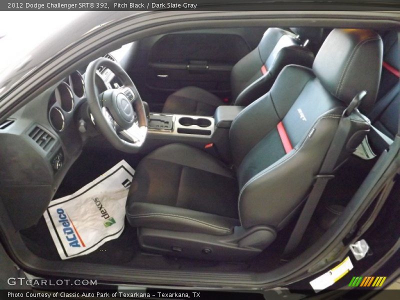 Pitch Black / Dark Slate Gray 2012 Dodge Challenger SRT8 392