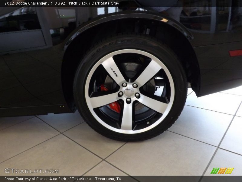 Pitch Black / Dark Slate Gray 2012 Dodge Challenger SRT8 392