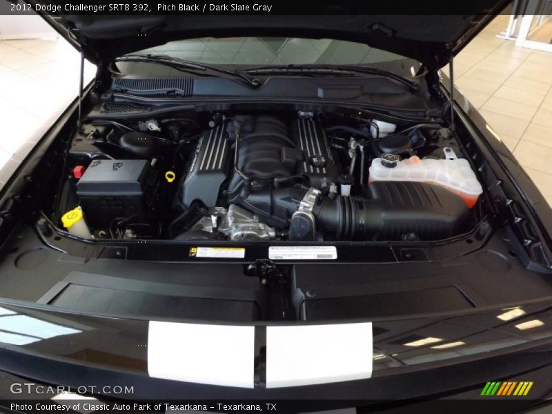 Pitch Black / Dark Slate Gray 2012 Dodge Challenger SRT8 392