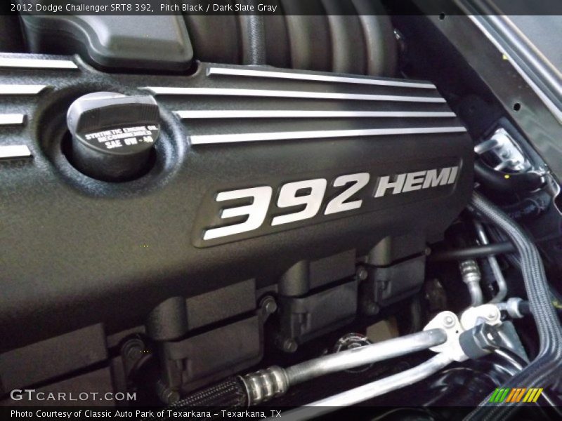 Pitch Black / Dark Slate Gray 2012 Dodge Challenger SRT8 392