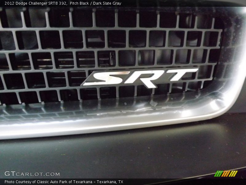 Pitch Black / Dark Slate Gray 2012 Dodge Challenger SRT8 392