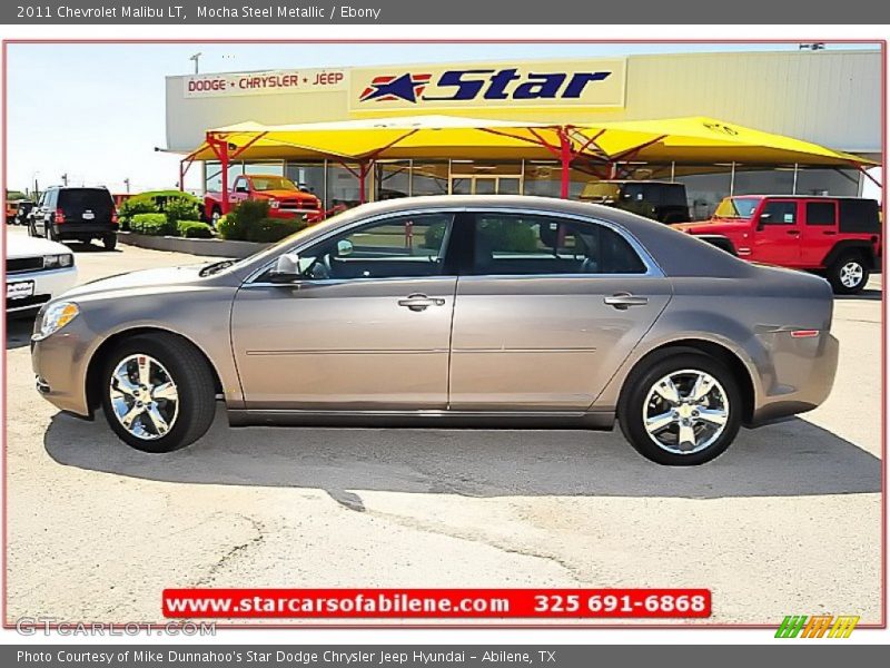 Mocha Steel Metallic / Ebony 2011 Chevrolet Malibu LT