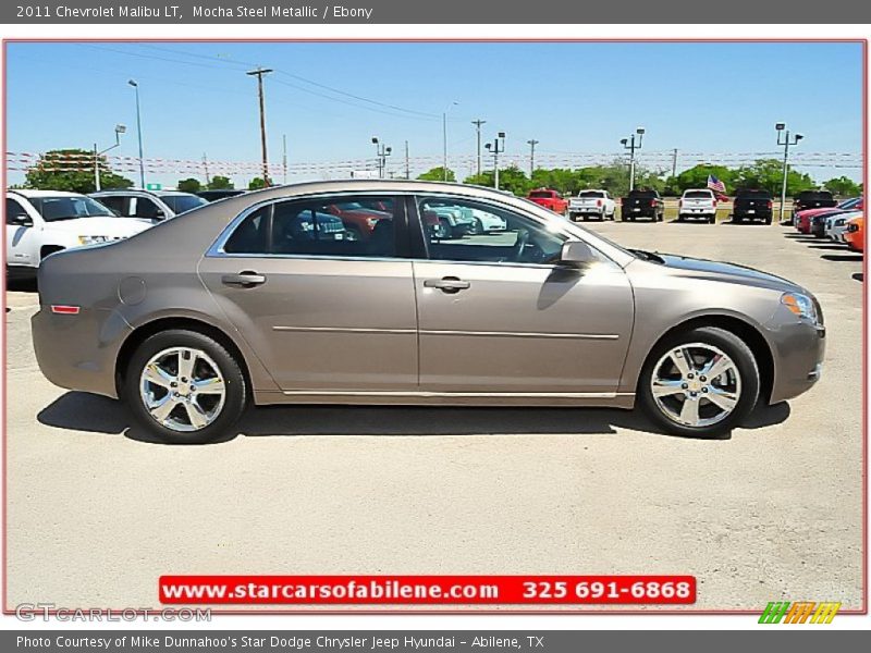 Mocha Steel Metallic / Ebony 2011 Chevrolet Malibu LT
