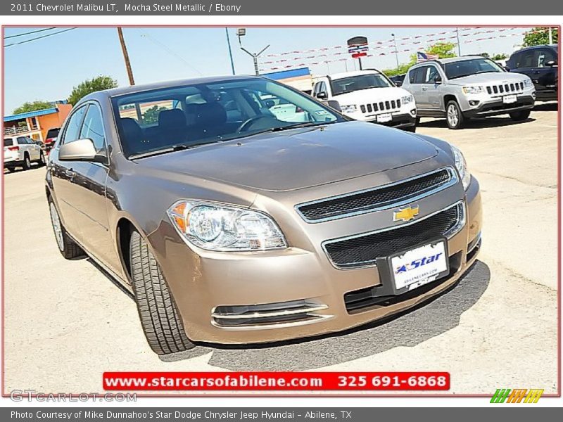 Mocha Steel Metallic / Ebony 2011 Chevrolet Malibu LT