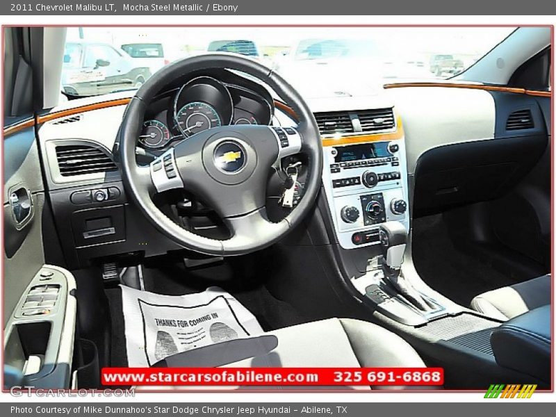 Mocha Steel Metallic / Ebony 2011 Chevrolet Malibu LT