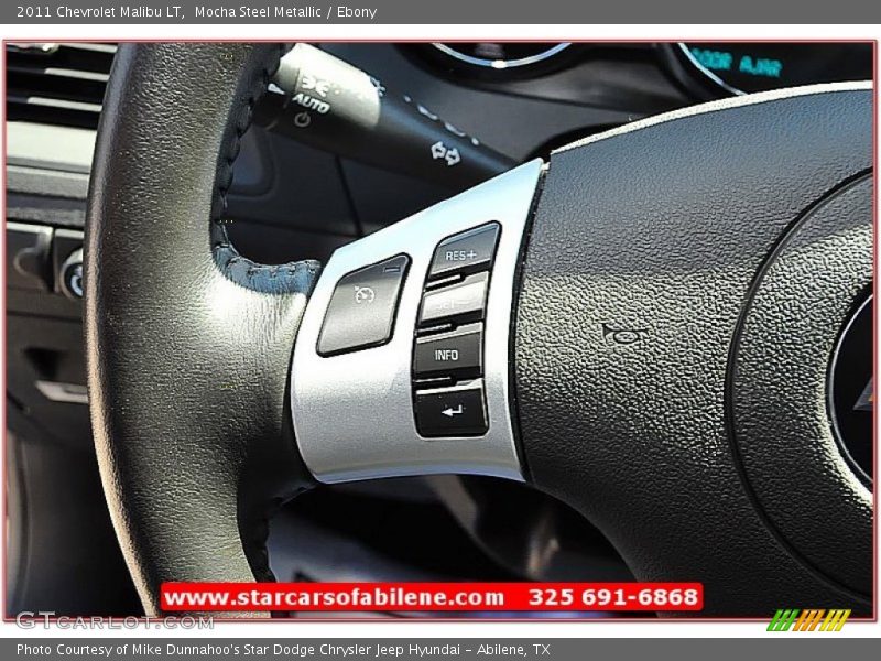 Mocha Steel Metallic / Ebony 2011 Chevrolet Malibu LT