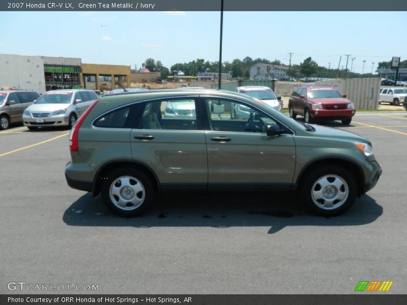 Green Tea Metallic / Ivory 2007 Honda CR-V LX