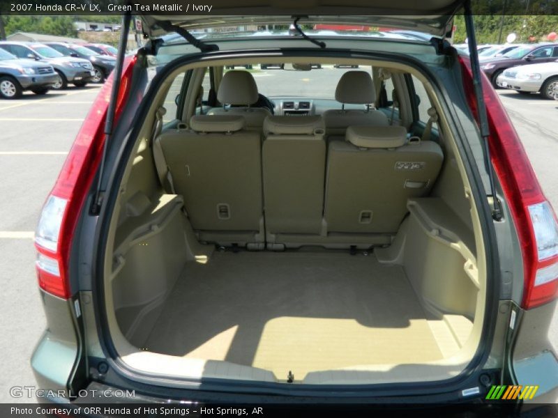 Green Tea Metallic / Ivory 2007 Honda CR-V LX