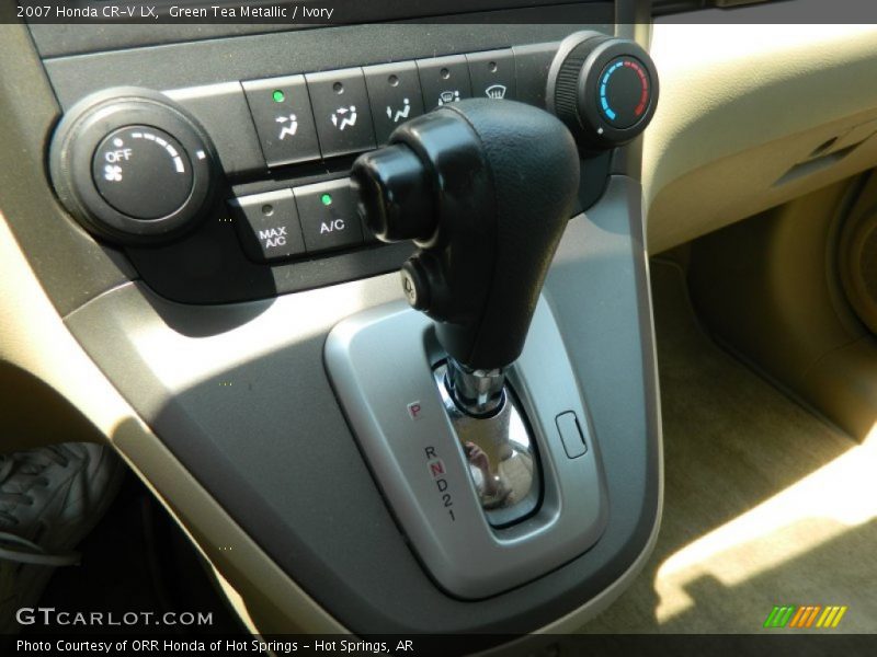 Green Tea Metallic / Ivory 2007 Honda CR-V LX