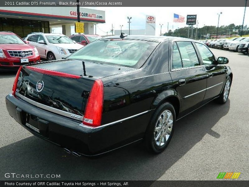 Black Raven / Shale/Cocoa Accents 2011 Cadillac DTS Premium