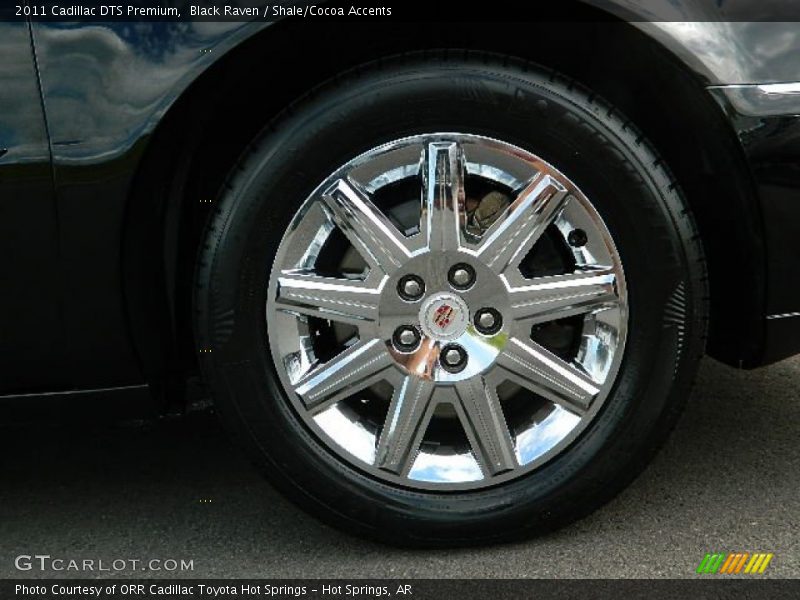 Black Raven / Shale/Cocoa Accents 2011 Cadillac DTS Premium