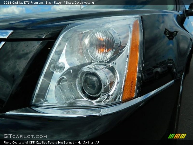Black Raven / Shale/Cocoa Accents 2011 Cadillac DTS Premium