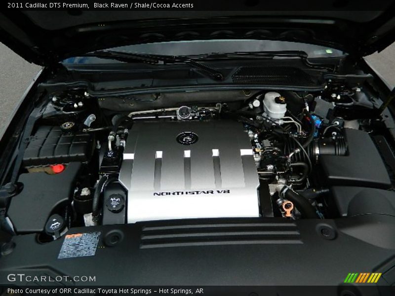 Black Raven / Shale/Cocoa Accents 2011 Cadillac DTS Premium