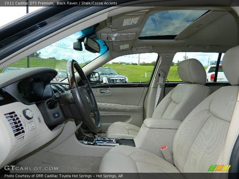 Black Raven / Shale/Cocoa Accents 2011 Cadillac DTS Premium