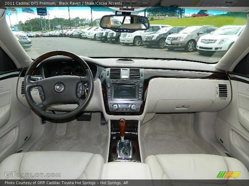 Black Raven / Shale/Cocoa Accents 2011 Cadillac DTS Premium