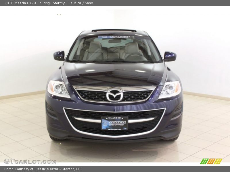Stormy Blue Mica / Sand 2010 Mazda CX-9 Touring