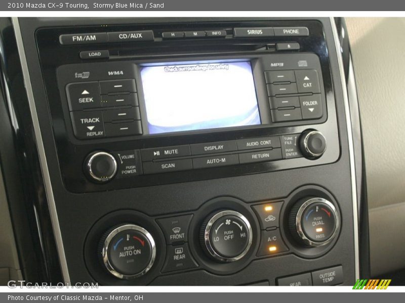 Stormy Blue Mica / Sand 2010 Mazda CX-9 Touring