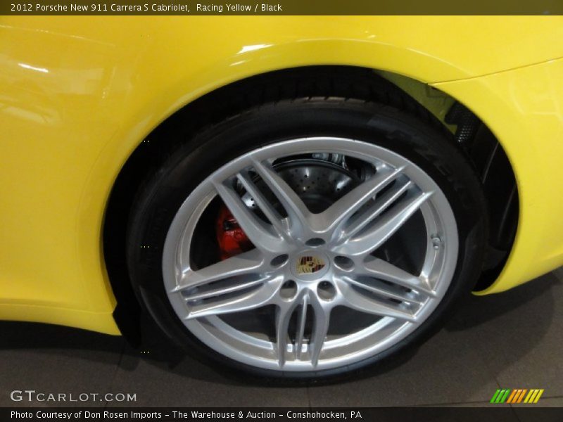  2012 New 911 Carrera S Cabriolet Wheel