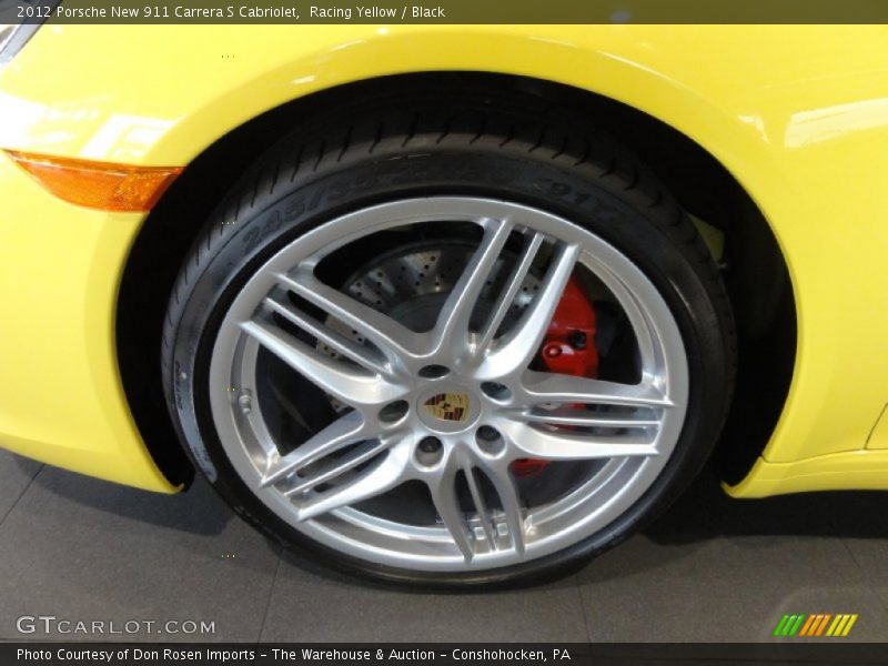  2012 New 911 Carrera S Cabriolet Wheel