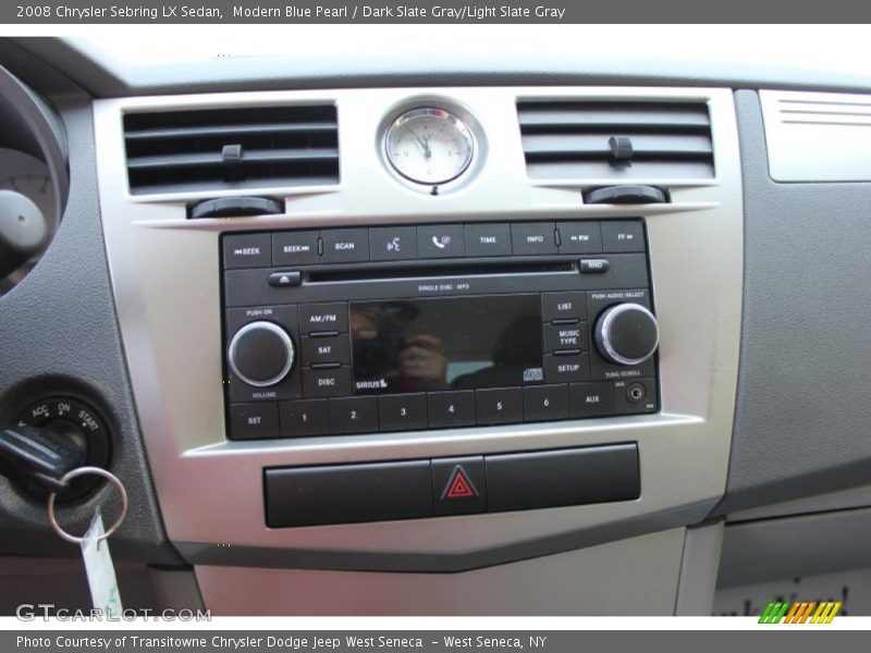 Modern Blue Pearl / Dark Slate Gray/Light Slate Gray 2008 Chrysler Sebring LX Sedan