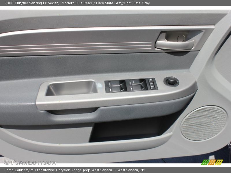 Modern Blue Pearl / Dark Slate Gray/Light Slate Gray 2008 Chrysler Sebring LX Sedan