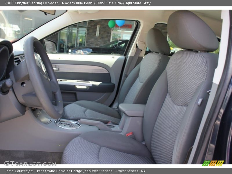 Modern Blue Pearl / Dark Slate Gray/Light Slate Gray 2008 Chrysler Sebring LX Sedan