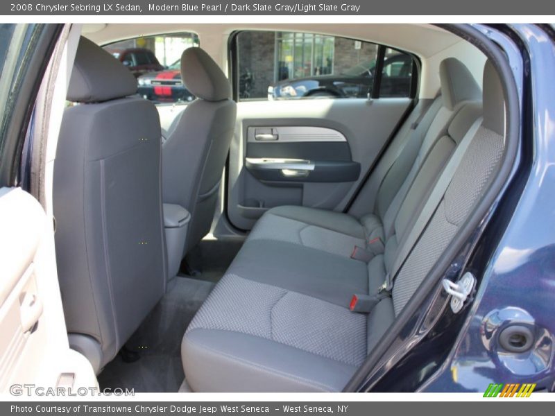 Modern Blue Pearl / Dark Slate Gray/Light Slate Gray 2008 Chrysler Sebring LX Sedan