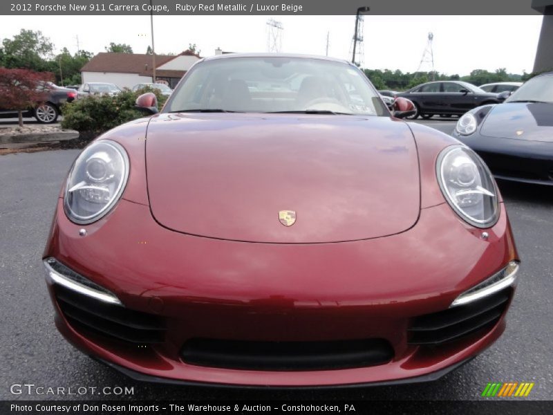  2012 New 911 Carrera Coupe Ruby Red Metallic