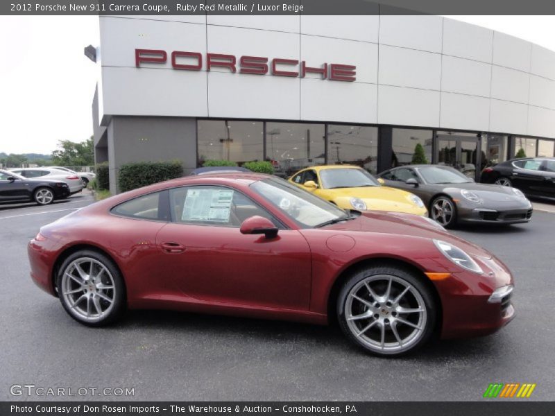  2012 New 911 Carrera Coupe Ruby Red Metallic