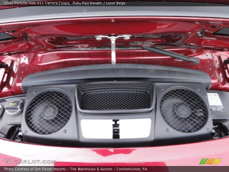  2012 New 911 Carrera Coupe Engine - 3.4 Liter DFI DOHC 24-Valve VarioCam Plus Flat 6 Cylinder