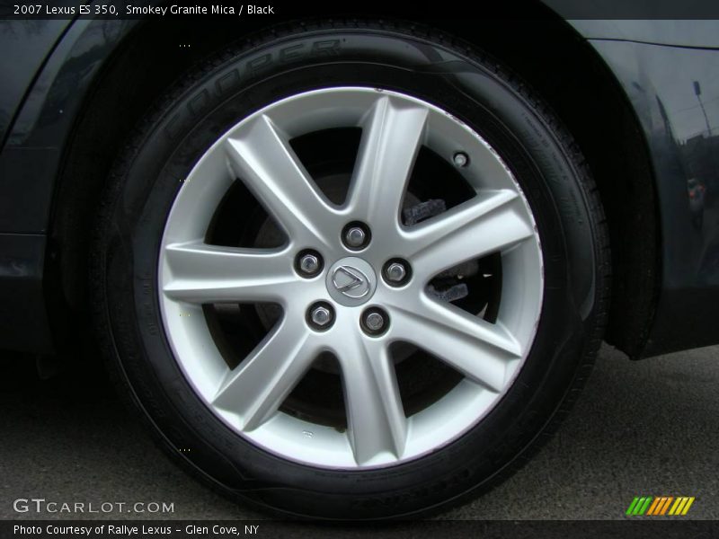 Smokey Granite Mica / Black 2007 Lexus ES 350