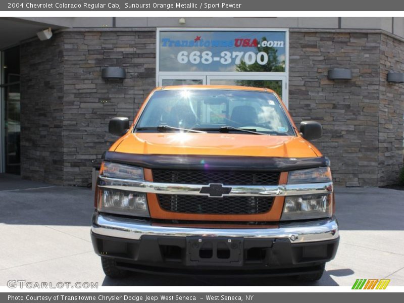 Sunburst Orange Metallic / Sport Pewter 2004 Chevrolet Colorado Regular Cab