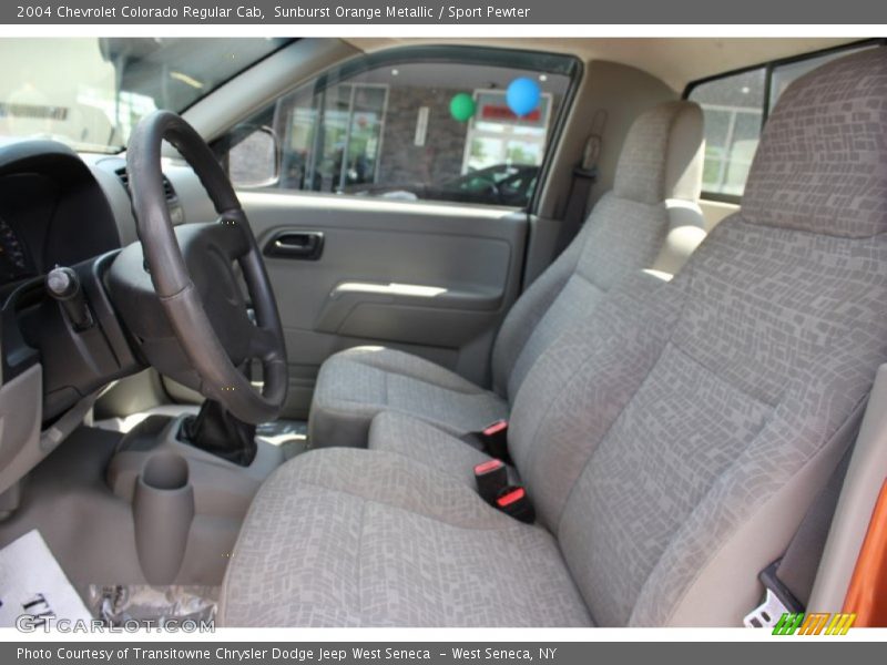 Sunburst Orange Metallic / Sport Pewter 2004 Chevrolet Colorado Regular Cab