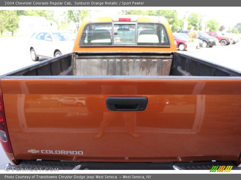 Sunburst Orange Metallic / Sport Pewter 2004 Chevrolet Colorado Regular Cab