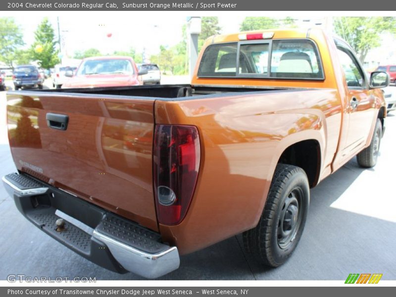 Sunburst Orange Metallic / Sport Pewter 2004 Chevrolet Colorado Regular Cab