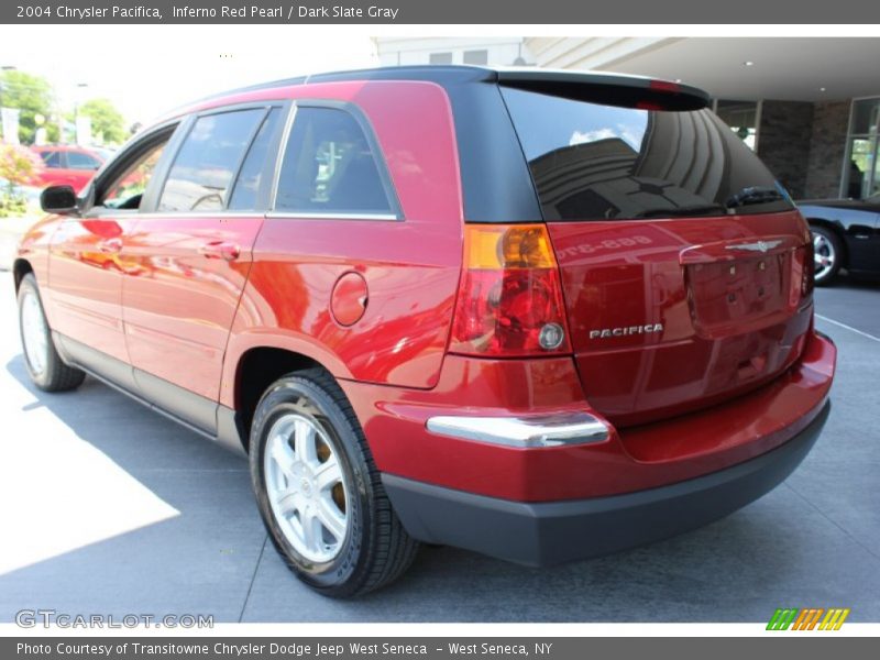 Inferno Red Pearl / Dark Slate Gray 2004 Chrysler Pacifica