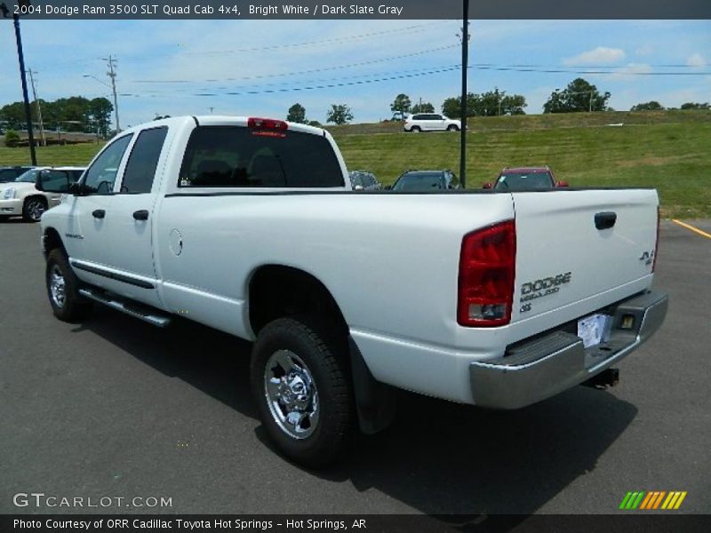 Bright White / Dark Slate Gray 2004 Dodge Ram 3500 SLT Quad Cab 4x4