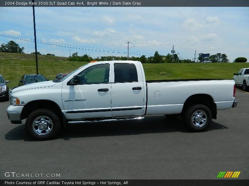 Bright White / Dark Slate Gray 2004 Dodge Ram 3500 SLT Quad Cab 4x4
