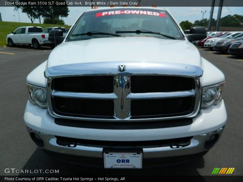 Bright White / Dark Slate Gray 2004 Dodge Ram 3500 SLT Quad Cab 4x4