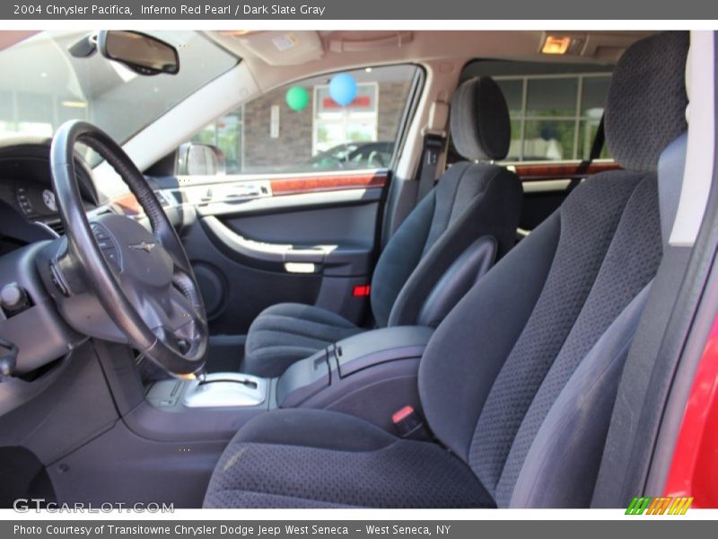 Inferno Red Pearl / Dark Slate Gray 2004 Chrysler Pacifica