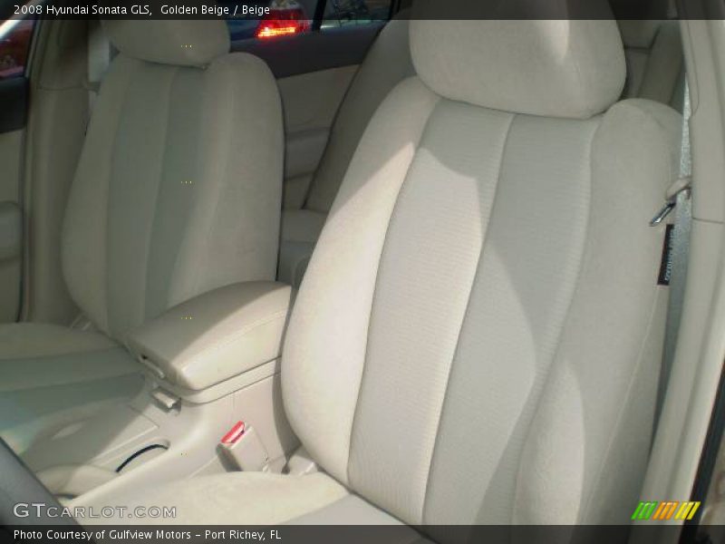 Golden Beige / Beige 2008 Hyundai Sonata GLS