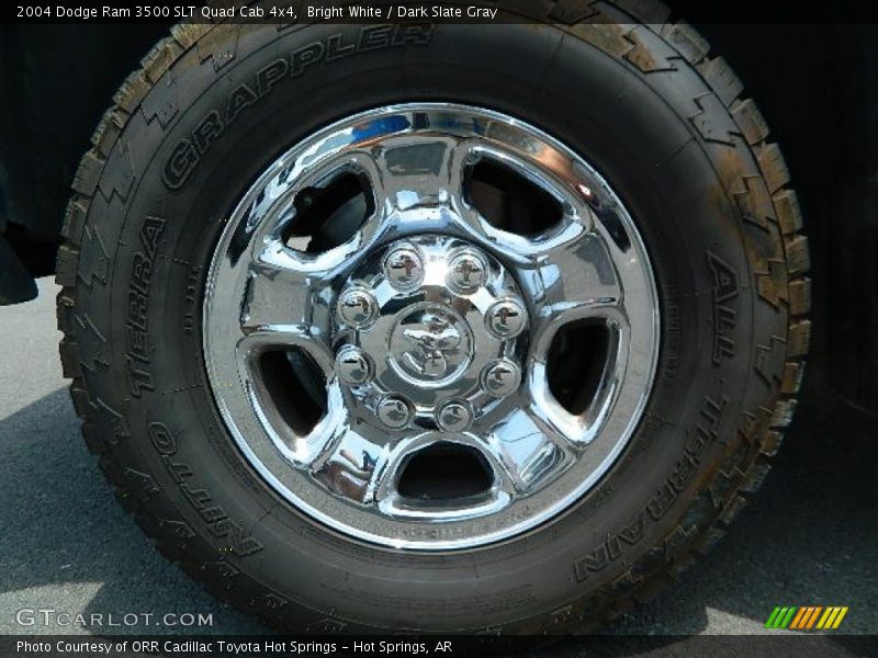 Bright White / Dark Slate Gray 2004 Dodge Ram 3500 SLT Quad Cab 4x4