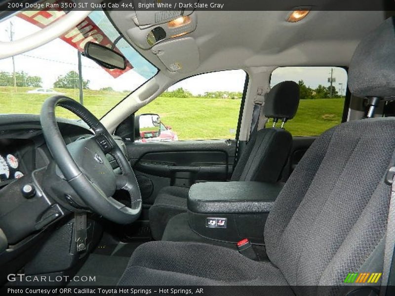 Bright White / Dark Slate Gray 2004 Dodge Ram 3500 SLT Quad Cab 4x4