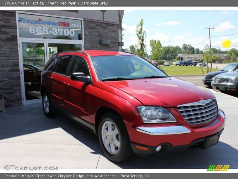 Inferno Red Pearl / Dark Slate Gray 2004 Chrysler Pacifica