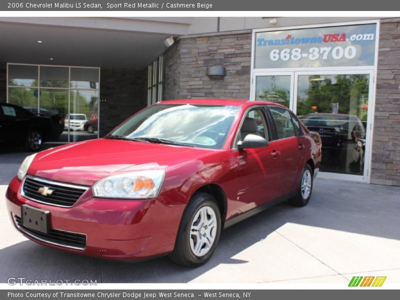 Sport Red Metallic / Cashmere Beige 2006 Chevrolet Malibu LS Sedan